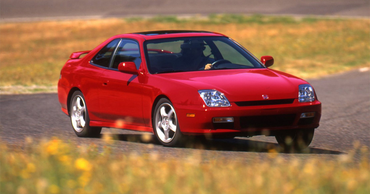 driving with the Honda Prelude