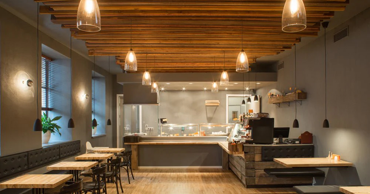 Lighting Options for Different Parts of the Coffee Shop