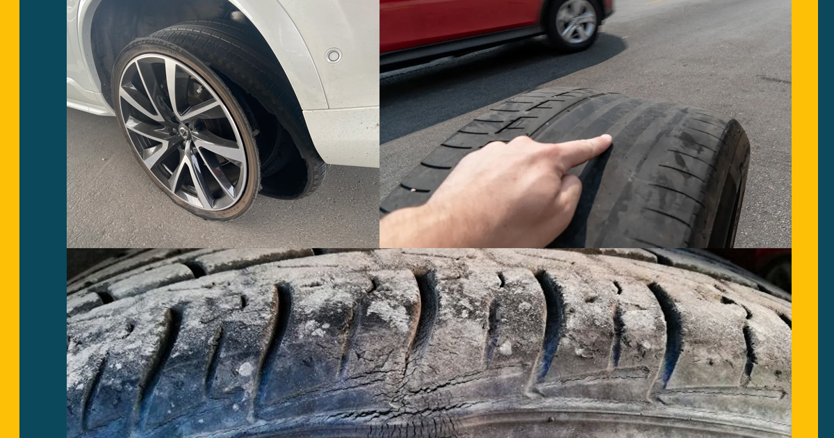 Pukotine ili izbočine na bočnim stranama
Neravnomjerna potrošnja šare
Često gubljenje zraka